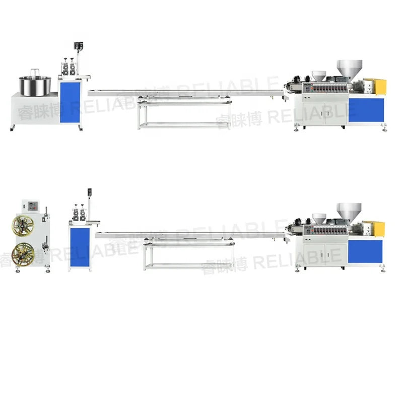 PP PE Rattan Coiling Winder Single-Screw Machine for Rattan Cane Profile Manufacturing Core Components Bearing Motor Gearbox