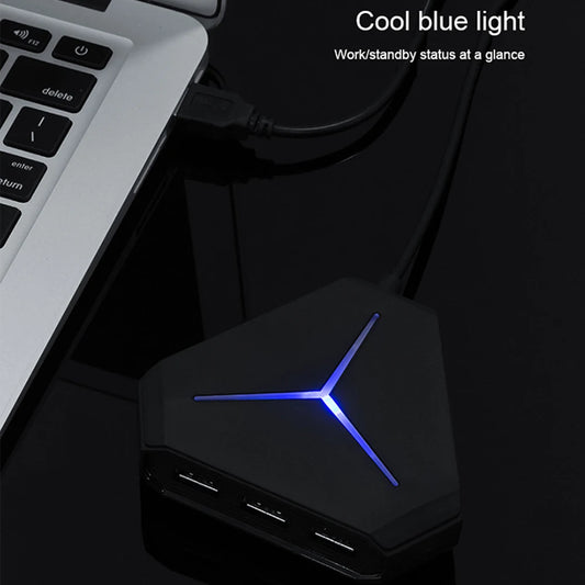USB Hub USB 3.0 Hub USB Splitter Multi USB 2.0/3.0 Card Reader Headphone microphone Jack 6 Ports Hub For Desktop PC Notebook
