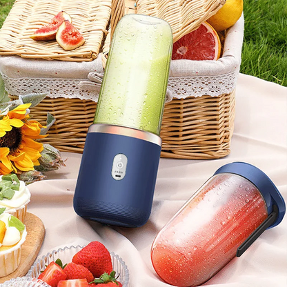 Portable Juicer Blender 300ml Electric Fruit Juicer USB Charging Lemon Orange Fruit Juicing Cup Smoothie Blender Machine