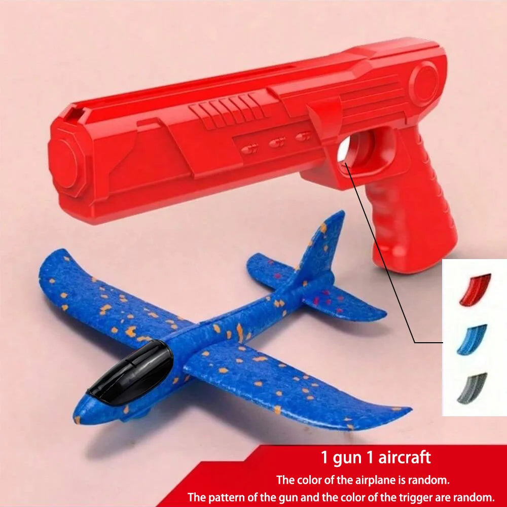 Kids' Catapult Planes, Foam Planes, Gliders, Parent-Child Outdoor Shooting Flying Toys (Separate Accessory Packs for Purchase)