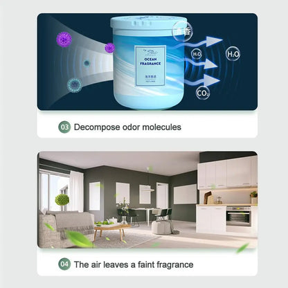 1pcs Air Freshener Solid Aromatherapy Hotel Bedroom Toilet Home or Vehicle General Gel Solid Persistent Fragrance