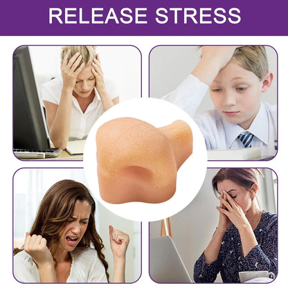 Reusable Pimple Popping Toy Silicone Satisfying Pimple Pop Toy Stress Reliever Nose Game For Kids Boy Girls Adults Classroom