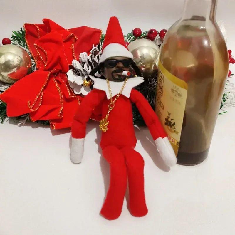 New Snoop Dogg Snoop on a Stoop Christmas Elf Doll Plush Toys Children Christmas Gift