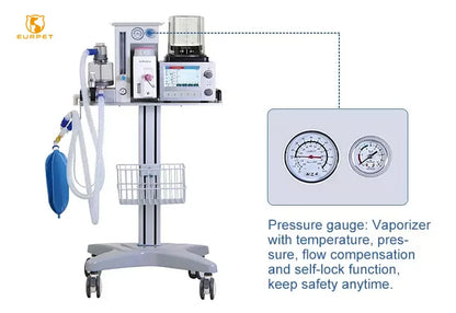 EUR PET Best Selling Veterinary Equipment Anesthesia Pet Clinic Use Anesthesia System Portable Anesthesia Circuits