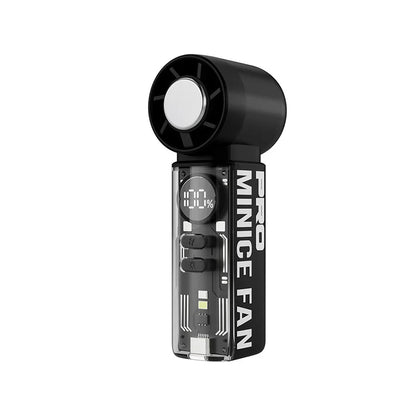 2026 new ice-cooling high-speed fan, semiconductor cooling handheld fan, portable mini pocket digital display small fan