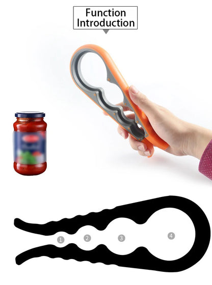 Bottle Cap Opener Open Bottle Covers Universal  Kitchen Jars Opener Effortless Jar Opener Open Jars and Lids KPQ001