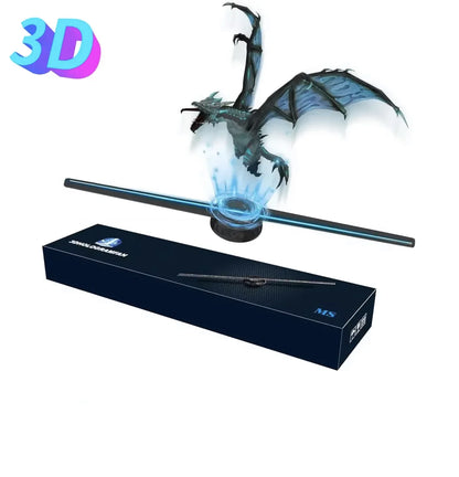 3D Hologram Fan 42CM 3D Holographic Projector Advertising Display Light HD Holographic Projector for Stores Bars Party Xmas