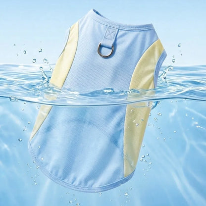 Breathable Mesh Dog Cooling Vest Comfortable Quick Drying Pet Summer Clothes Lightweight with D Ring Pet Tank Top