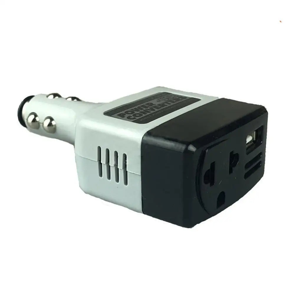 12V 24V DC to AC 220V Portable Car Power Inverter Adapter Plug Converter with USB on-board charger