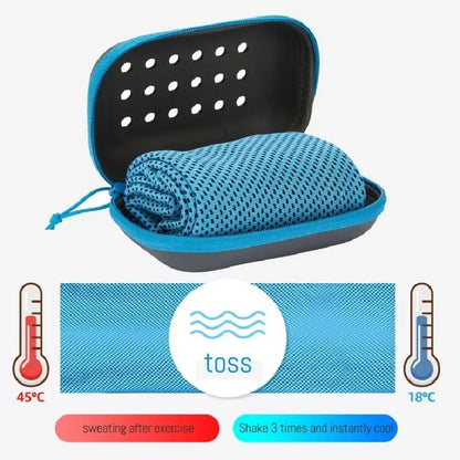 Instant cooling towel for sports and gym