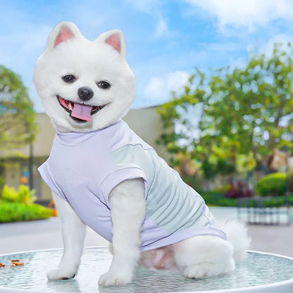 Dog Cooling Vest Shirts Breathable Cool Jacket Sun Protection Puppy Dog Cool Shirt for Outdoor Walking Training Hiking on Summer