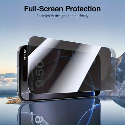 NNBILI 4Pcs Complete Coverage Tempered Glass Screen Protectors Designed For Various For iPhone 17 16 15 14 13 12 11Pro MAX Phone
