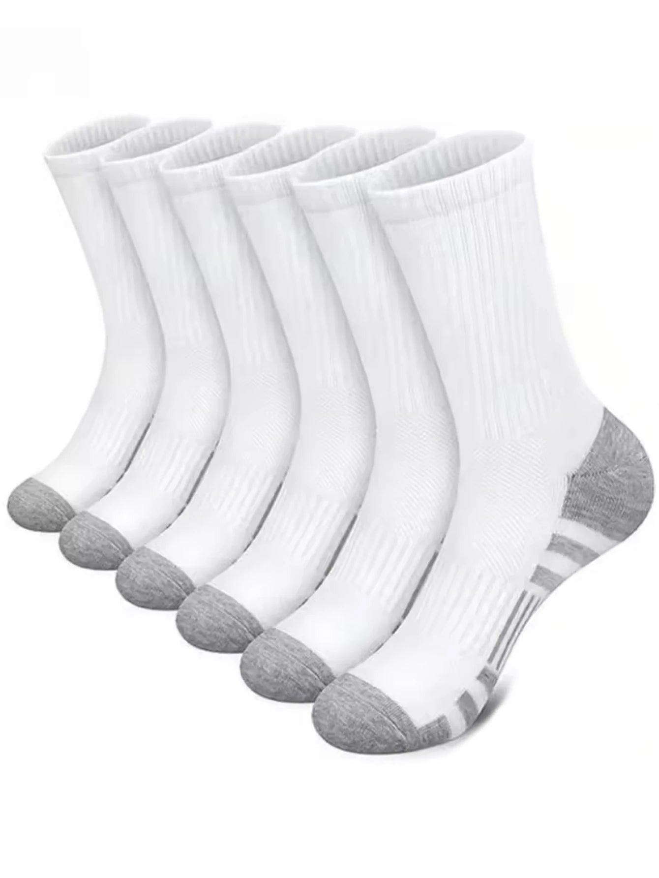 10/30 Pairs of High-Quality Soft and Comfortable Men's Running Socks Summer Sweat Wicking and Breathable Basketball Sports Socks
