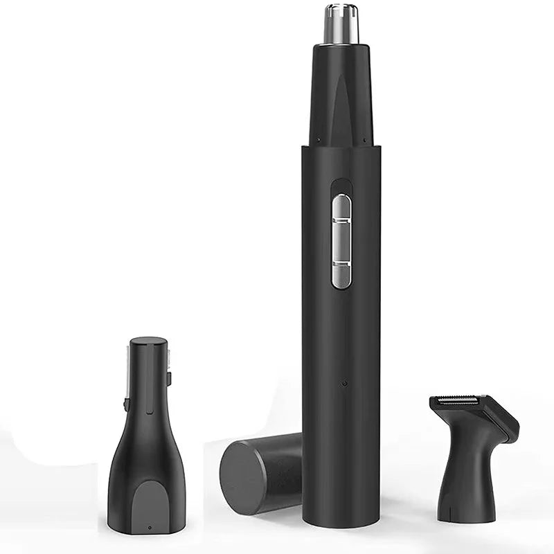 MINI Electric Nose Ear Hair Trimmer for Men Painless Rechargeable Sideburns Eyebrows Beard 3 in 1 Hair Clipper Shaver