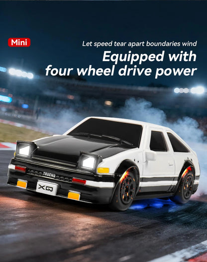 Lighting RC Cars 2.4Gh Remote Contorl 1/64 Stunt Drift Car 2WD High Speed Model Vehicle Toy Gifts For Boys Girls Children Adults