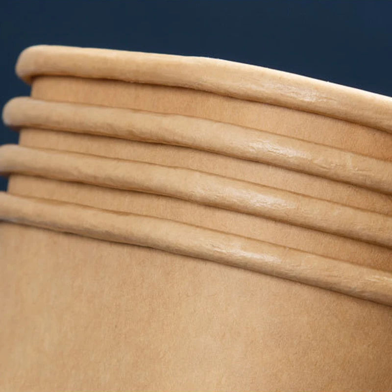 10Pcs/Set Disposable Paper Lunch Box Food Storage Containers With Lid Fruit Salad Cake Box Kitchen Accessories Party Supplies