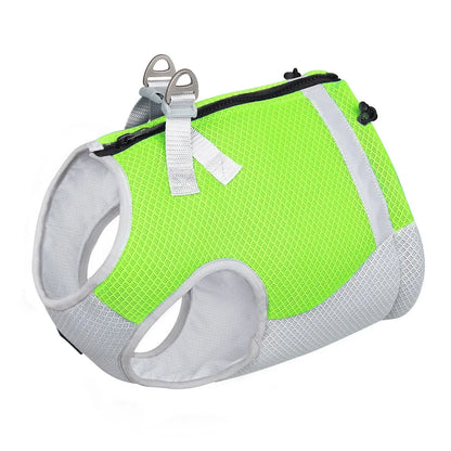 Dogs Cooling Vest Breathable Adjustable Fast Cooling Reflective Pets Ice Clothing for Summer Outdoor Hiking Walking Dogs Harness