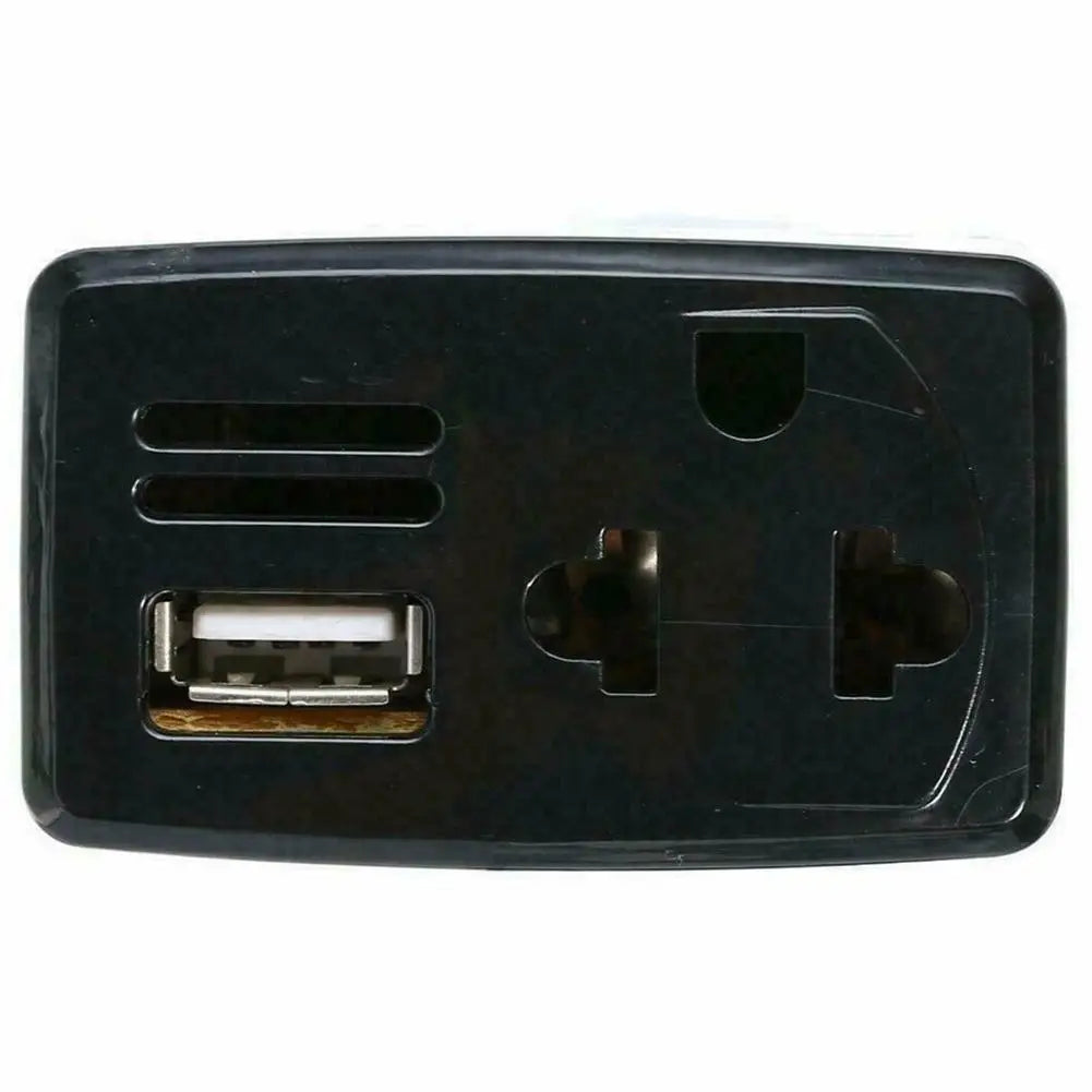 12V 24V DC to AC 220V Portable Car Power Inverter Adapter Plug Converter with USB on-board charger