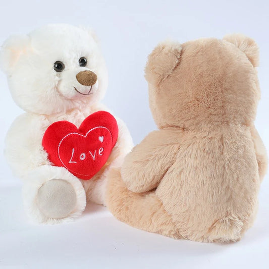 Love Bear Stuffed Animal, Holding Love Heart Plush Bears, I Love You Mom, Valentine's Day Gift, Love Gift for Mom, Girlfriends