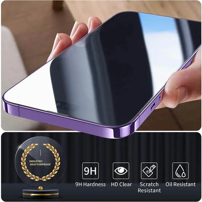Tempered Glass for iPhone 14 Pro 15 16 17 13 12 11 pro max screen protector for iphone 15 pro mica for iphone 13 14 pro glass