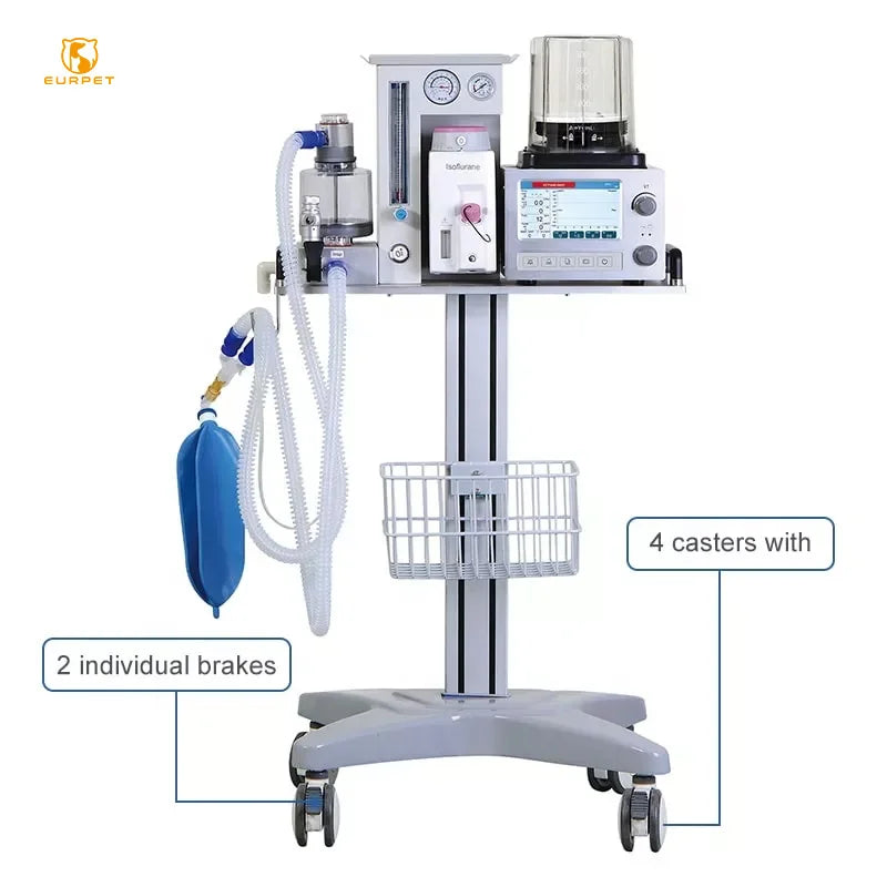 EUR PET Best Selling Veterinary Equipment Anesthesia Pet Clinic Use Anesthesia System Portable Anesthesia Circuits