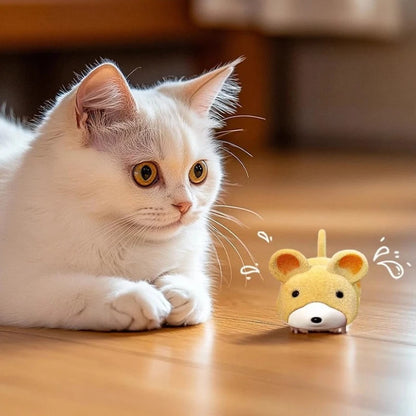 Electric Mouse Cat Toy Kitten Self-Playing Smart Movement Pet Toys Fast Moving Interactive Cat Toy Supplies