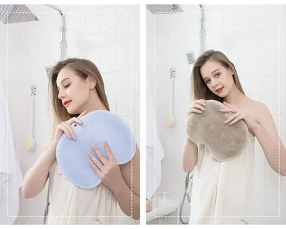 Exfoliating Foot Brush and Back Scrubber Anti-Slip Suction Cup - Deep Cleansing and Exfoliating Tool for Body Dirt Removal