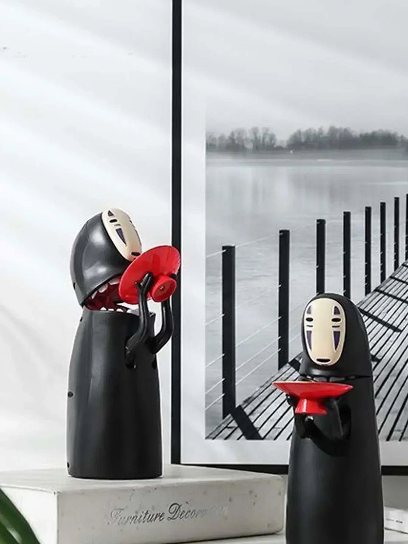 No Face Man Electric Piggy Bank - Automatic Coin Consumption Battery Charging Storage Jar for Birthday Gifts