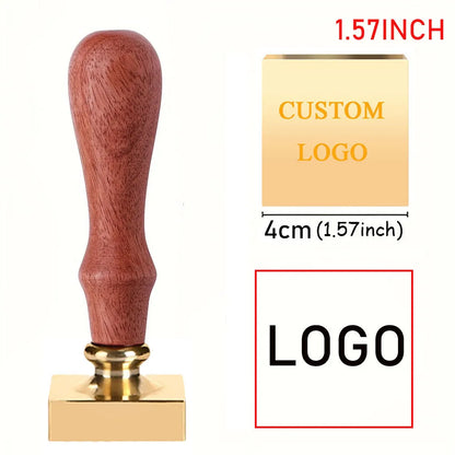 Valentine's Day Wedding Custom Clay Seal Set - 22/25/30/35/40mm Customizable Pottery Design Craft Tool with 1 Handle, Clay Craft