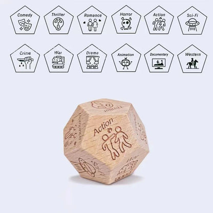 Dice for Her Him Couples Gift Food Movie Activity Decision Dice Games Christmas Birthday Valentines Day Gifts for Wife Husband