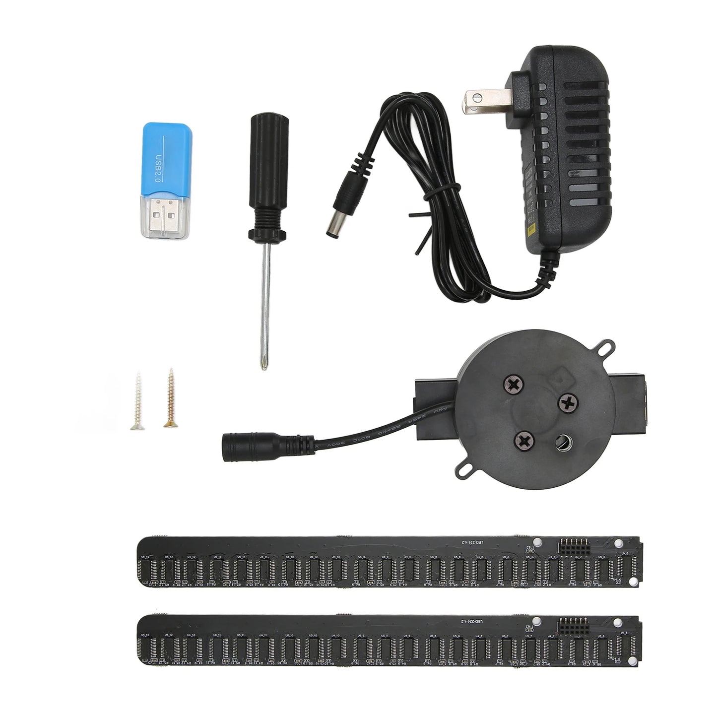 3D Hologram Fan 16.5in 2000x224 WiFi 3D Projector with 224 LED Light Beads Advertising Machine for Business Store Advertising