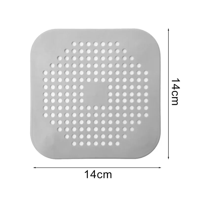 Hair Catcher Filter Sink Anti-blocking Strainer Kitchen Bathroom Bathtub Shower Sewer Filters Floor Silicone Stopper Covers
