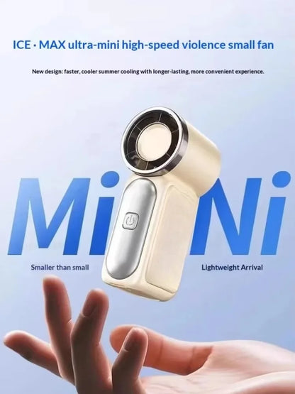 Portable Fan Convenient Creative Mini Fan Pocket Hand-held Fans Lightweight Suitable for Travel Camping Outdoors Digital Display