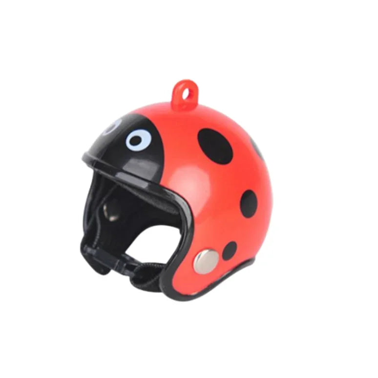 Chicken Helmet Pet Safety Funny Parrot Headwear Small Pet Hard Sun Rain Protection Small Helmets Accessories for Bird Parakeet