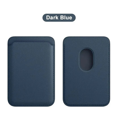 For Magsafe Magnetic Leather Wallet Case For iPhone  17 16 15 14 13 12 11 8  Samsung Huawei Card Holder with Magnet Covers