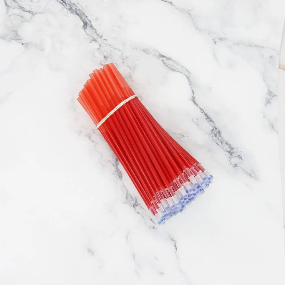 10PCS/Set 0.5mm Colorful Ink Gel Pen Refill Writing Tool Writing Stationery Neutral Pen Core Erasable Replacement Refill