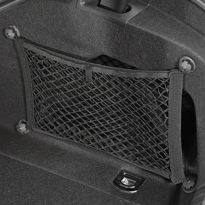 Car Back Rear Trunk Storage Net Elastic Car Interior Mesh Pocket Large Capacity Auto Stretch Wall Sticker Organizer Pouch Bag