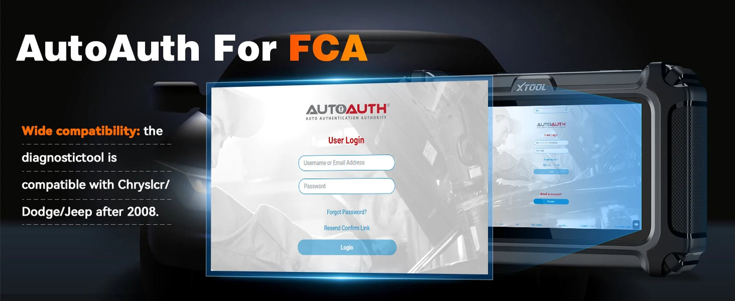 XTOOL InPlus IP500-DJC OBD2 Automotive Scanner For Chrysler/Jeep/Dodge All System Car Diagnostic Free Update Add FCA AutoAuth