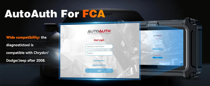 XTOOL InPlus IP500-DJC OBD2 Automotive Scanner For Chrysler/Jeep/Dodge All System Car Diagnostic Free Update Add FCA AutoAuth