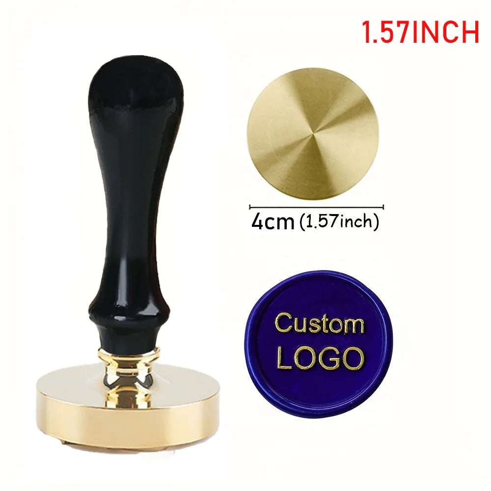 Valentine's Day Wedding Custom Clay Seal Set - 22/25/30/35/40mm Customizable Pottery Design Craft Tool with 1 Handle, Clay Craft