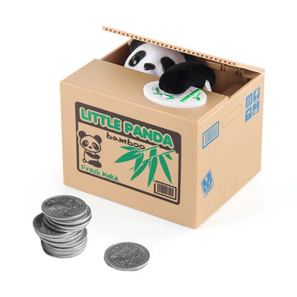 Creative Electronic Money Bank Eat Money Cat Money Bank Cute Toys Children's Gifts Coin Savings Desktop Decorations