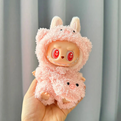 Mini Doll'S Clothes Outfit Accessories For Korea Kpop Exo 15-17cm Labubu V1 V2 Idol sitting party New Year clothes Clothing Gift