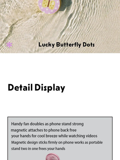 Portable Magnetic Fan Compact Durable  Creative Mini Fan for Outdoor Cooling Heat Prevention and Personal Use Ideal for Concerts