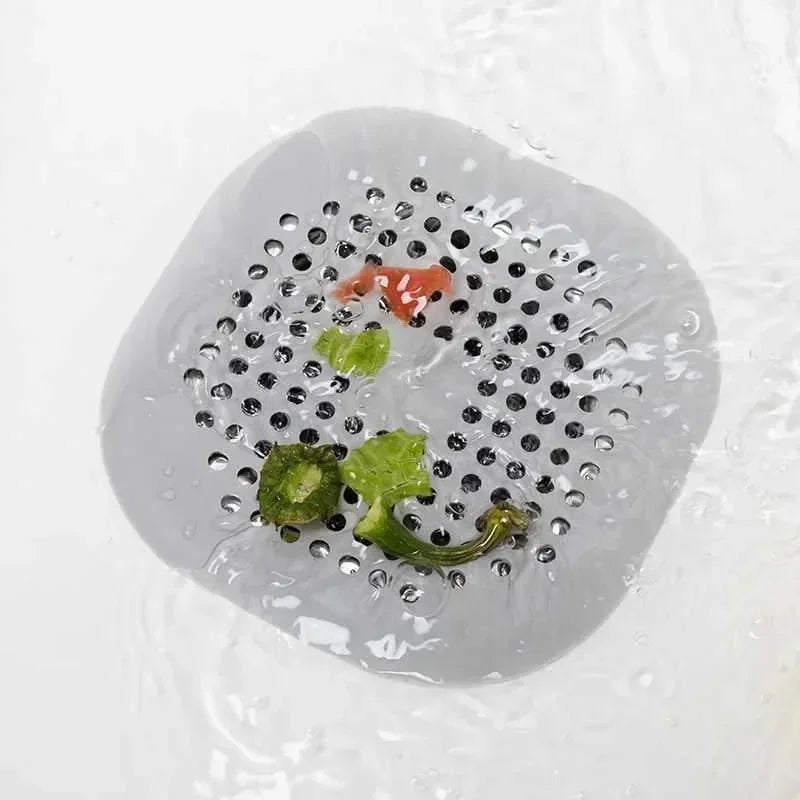 Hair Catcher Filter Sink Anti-blocking Strainer Kitchen Bathroom Bathtub Shower Sewer Filters Floor Silicone Stopper Covers
