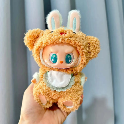 Mini Doll'S Clothes Outfit Accessories For Korea Kpop Exo 15-17cm Labubu V1 V2 Idol sitting party New Year clothes Clothing Gift
