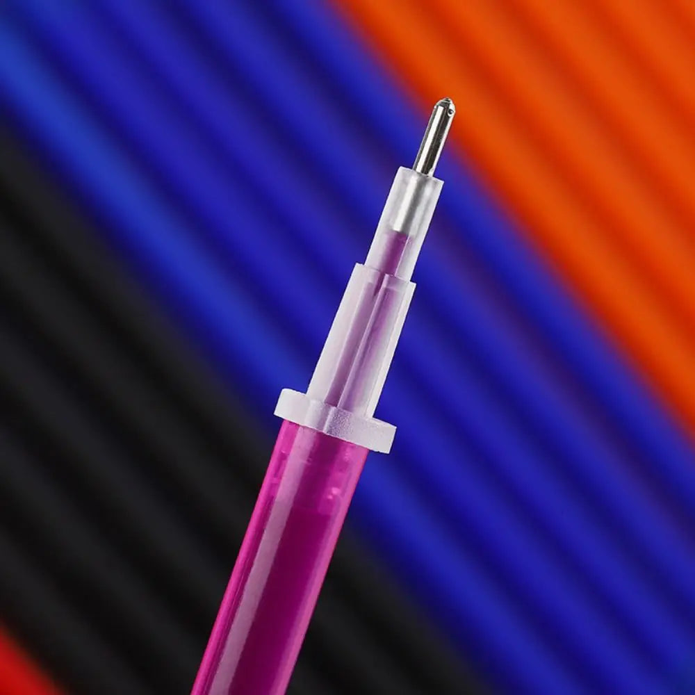 10PCS/Set 0.5mm Colorful Ink Gel Pen Refill Writing Tool Writing Stationery Neutral Pen Core Erasable Replacement Refill