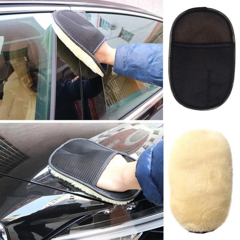1/10Pcs Car Cleaning Sponge Glove Car Polishing Washing Mitt Gloves Microfibre Wash For Automotive Kitchen Homes Cleaner Wool