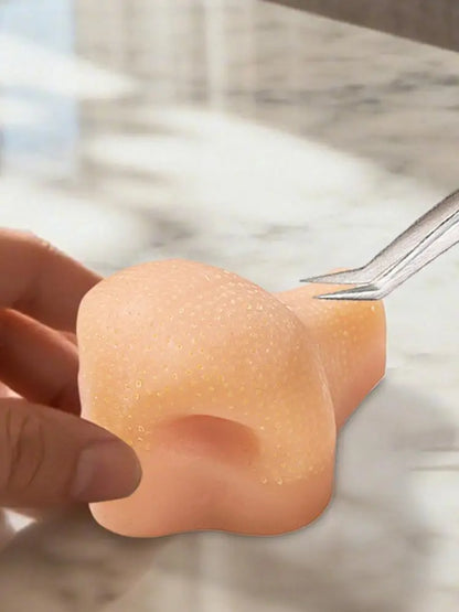 Silicone Pimple Popping Toy Satisfying Pimple Pop Toy Reusable Stress Reliever Nose Game For Kids Boy Girls Adults Classroom