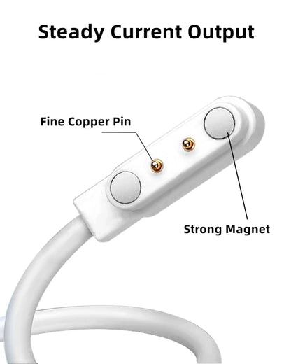Smart Watch Magnetic USB Dock Charger 2pin 4pin Charging Cable Power Adapter For Kids Smartwatch Juicer Beauty Device Toothbrush