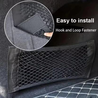 Fire Extinguisher 4Pcs/Set Car Storage Bag Double Mesh Trunk Storage Net, Caravan Must-Haves Car Built-In Storage Bag, Car Fixed